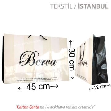 30x10x40 cm karton çanta (+111 farklı ebat)