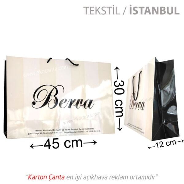 30x10x40 cm karton çanta (+111 farklı ebat) 1000 Adet - Amerikan