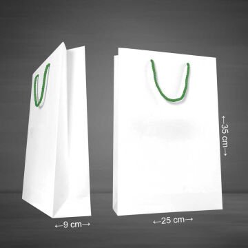 İp Saplı Karton Çanta - 25x9x35