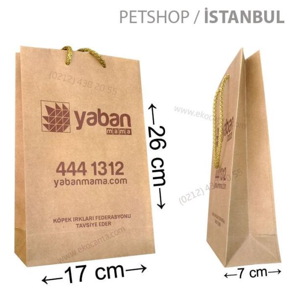 16x8x24 cm karton çanta (+34 farklı ebat)