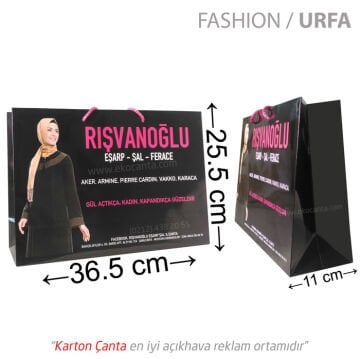 35x12x23 cm karton çanta (+36 farklı ebat)