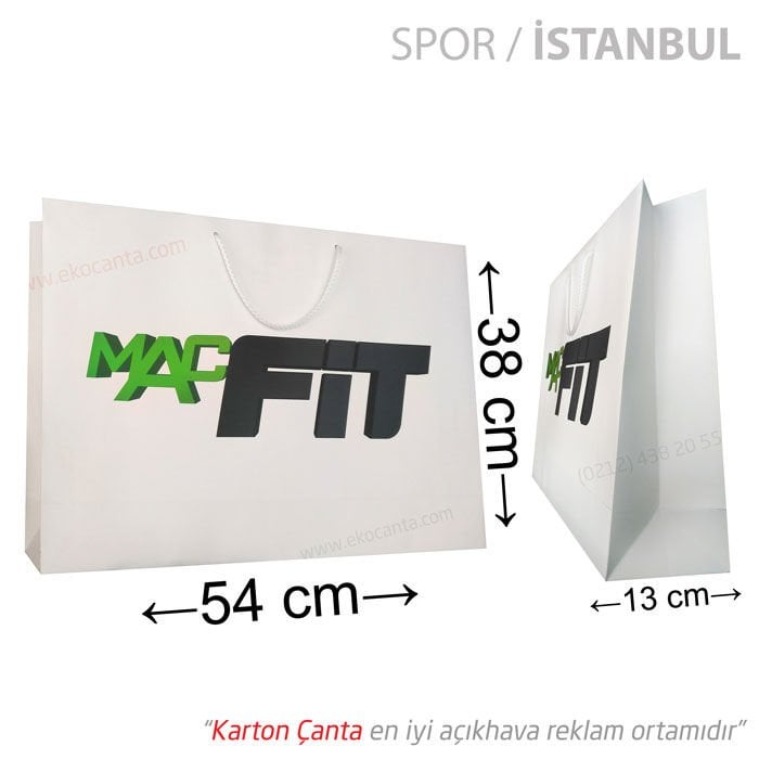 54x13x38 cm karton çanta (+37 farklı ebat)