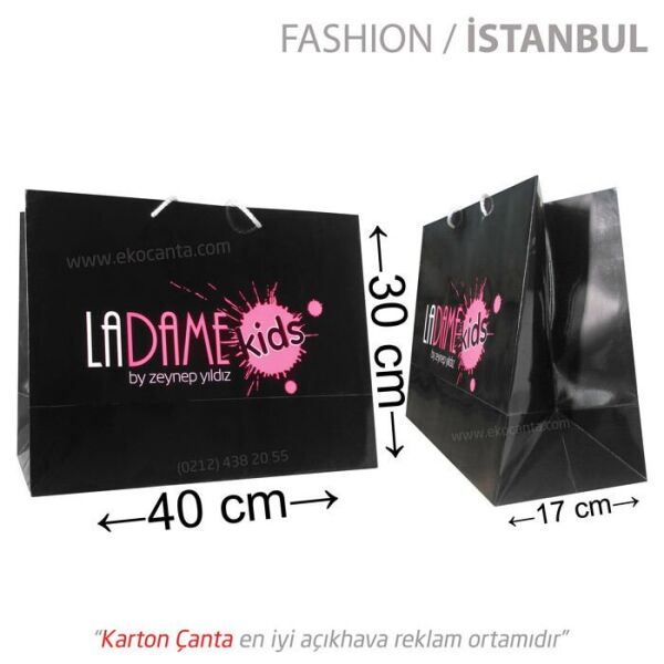 29x24,5x24 cm geniş körüklü karton çanta (+29 farklı ebat) 1000 Adet - Amerikan